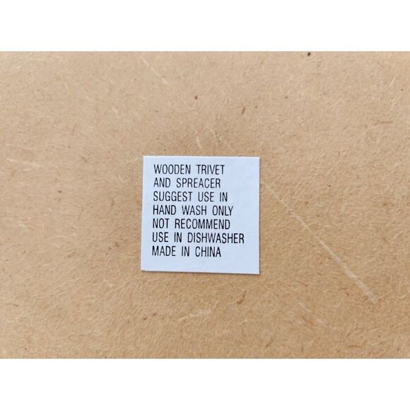 Wooden Framed Ceramic Tile Floral Light Oak Frame Trivet and Spacer Green White - Picture 3 of 4